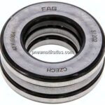 Axial Rillenkugellager, DIN 711, 15x32x12mm, ebene Auflage