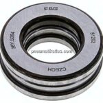 Axial Rillenkugellager, DIN 711, 17x35x12mm, ebene Auflage