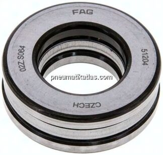 Axial Rillenkugellager, DIN 711, 20x40x14mm, ebene Auflage