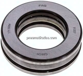 Axial Rillenkugellager, DIN 711, 35x62x18mm, ebene Auflage