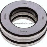 Axial Rillenkugellager, DIN 711, 30x60x21mm, ebene Auflage