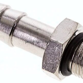 Gewindetülle mit O-Ring G 1/8"-8 (5/16")mm, Messing vernickelt