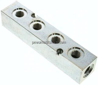 Hydraulik-Verteilerleiste 2x G 3/8"-4x G 3/8"