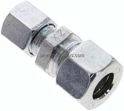 Reduzierverschraubung 12 L (M18x1,5)-8 L (M14x1,5), Stahl verzinkt