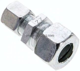 Reduzierverschraubung 15 L (M22x1,5)-10 L (M16x1,5), Stahl verzinkt