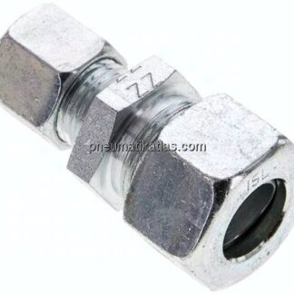 Reduzierverschraubung 15 L (M22x1,5)-10 L (M16x1,5), Stahl verzinkt
