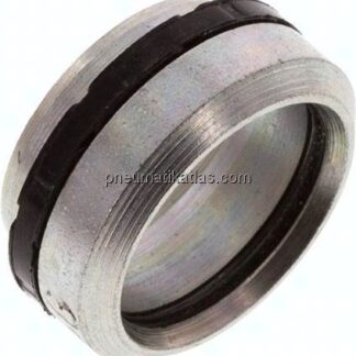 Schneidring Stahl verzinkt mit Elastomerdichtung 15 L (M22x1,5)