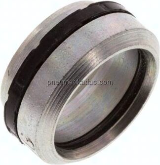 Schneidring Stahl verzinkt mit Elastomerdichtung 15 L (M22x1,5)