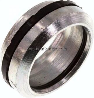 Schneidring Stahl verzinkt mit Elastomerdichtung 18 L (M26x1,5)