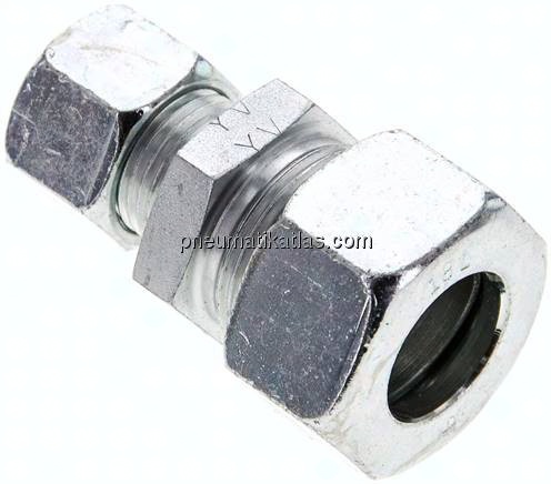 Reduzierverschraubung 18 L (M26x1,5)-12 L (M18x1,5), Stahl verzinkt