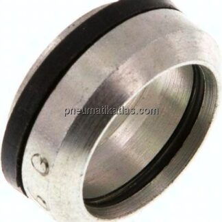 Schneidring Stahl verzinkt mit Elastomerdichtung 16 S (M24x1,5)
