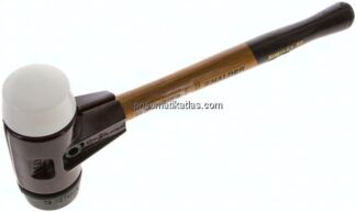 SIMPLEX-Schonhammer, Ø 50 mm Gummi, schwarz / Nylon, weiß