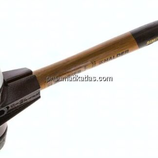SIMPLEX-Schonhammer, Ø 50 mm Gummi, schwarz / Nylon, weiß