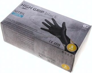 Nitril-Einmalhandschuhe, puderfrei, schwarz, S, 100er Box