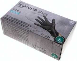 Nitril-Einmalhandschuhe, puderfrei, schwarz, L, 100er Box