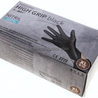 Nitril-Einmalhandschuhe, puderfrei, schwarz, XL, 100er Box