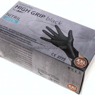 Nitril-Einmalhandschuhe, puderfrei, schwarz, XXL, 100er Box