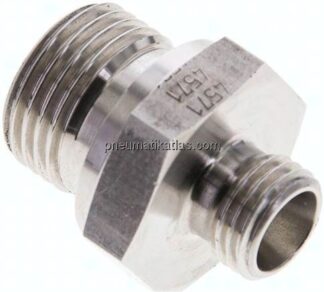 Gerade Schneidringverschr. G 1/2"-8 L (M14x1,5), ohne Mutter & Schneidring, 1.4571