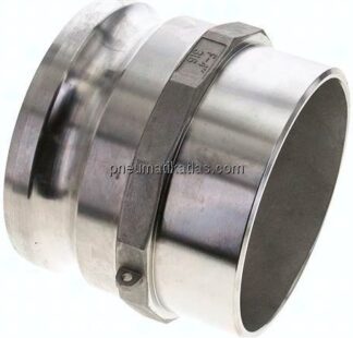 Kamlock-Stecker mit Anschweißende 114,3mm