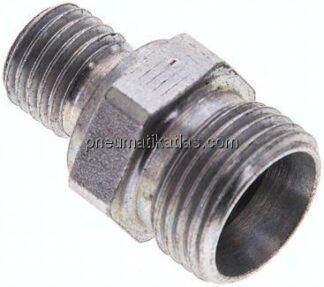 Gerade Schneidringverschr. M 12x1,5-12 L (M18x1,5), ohne Mutter & Schneidring, Stahl verzinkt