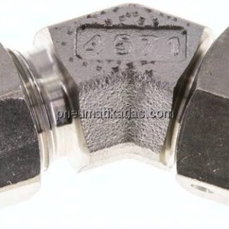 Einstellb. 45°-Schneidringverschraubung 12 L (M18x1,5), 1.4571