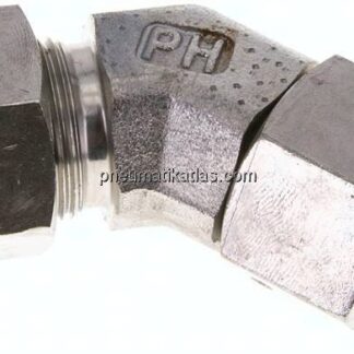 Einstellb. 45°-Schneidringverschraubung 16 S (M24x1,5), 1.4571