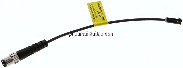 Zylinderschalter, vollelektronischer Sensor (verpolungssicher), grüne LED