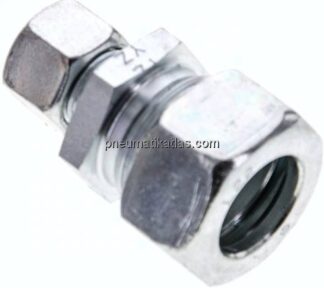 Reduzierverschraubung 22 L (M30x2)-12 L (M18x1,5), Stahl verzinkt