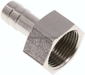 Aufschraub-Schlauchtülle G 3/4"-13 (1/2")mm, Messing vernickelt