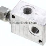 Druckbegrenzungsventil 3x G 3/8", 50 - 210 bar, max. 30 l/min