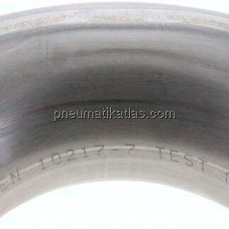 Rohrbogen Typ3, 139,7x2,0mm, 1.4571, geschweißt, EN 10253 Typ A (DIN 2605)