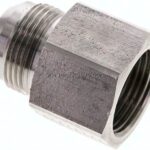 Reduziernippel UN 1-5/16"-12(JIC-AG)-G 1"(IG), 1.4571