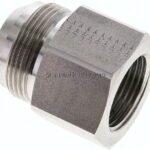 Reduziernippel UN 1-5/8"-12(JIC-AG)-G 1"(IG), 1.4571