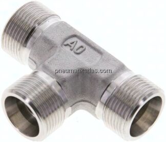 T-Schneidringverschraubung 16 S (M24x1,5), ohne Mutter & Schneidring, 1.4571