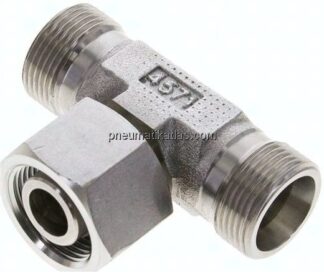Einstellb. T-Schneidringverschraubung 16 S (M24x1,5), ohne Mutter & Schneidring, 1.4571