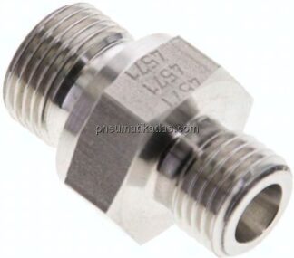Gerade Schneidringverschr. G 3/8"-6 S (M14x1,5), ohne Mutter & Schneidring, 1.4571