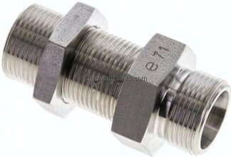 Schott-Schneidringverschraubung 16 S (M24x1,5), ohne Mutter & Schneidring, 1.4571