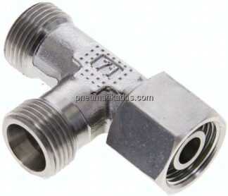 Einstellb. L-Schneidringverschraubung 12 S (M20x1,5), ohne Mutter & Schneidring, 1.4571