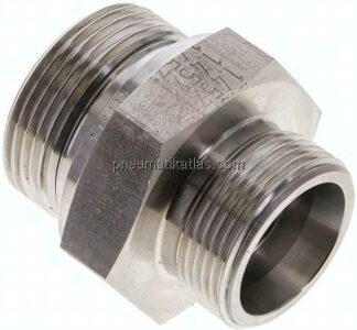 Gerade Schneidringverschr. G 1-1/4"-25 S (M36x2), ohne Mutter & Schneidring, 1.4571