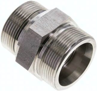 Gerade Schneidringverschr. G 1-1/2"-38 S (M52x2), ohne Mutter & Schneidring, 1.4571