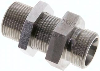 Schott-Schneidringverschraubung 20 S (M30x2), ohne Mutter & Schneidring, 1.4571