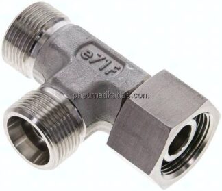 Einstellb. L-Schneidringverschraubung 16 S (M24x1,5), ohne Mutter & Schneidring, 1.4571