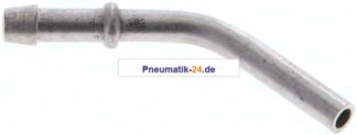 45°-Schlauchnippel Rohr 6, Schl. 5 - 6mm, 1.4301