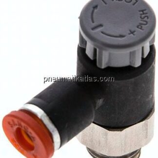 Kompakt-Drosselventil G 1/8"-4mm,zuluftregelnd