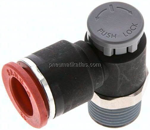 Kompakt-Drosselventil R 3/8"-12mm,zuluftregelnd