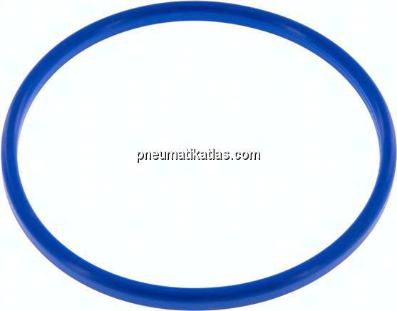 Dichtung (Milchgewinde) DN 125, NBR (blau), 130x142x7mm