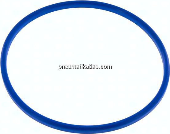 Dichtung (Milchgewinde) DN 150, NBR (blau), 155x167x7mm