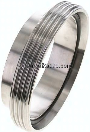 Gewindestutzen (Milchgewinde) Rd 190 x 1/4"-154,0mm, 1.4404