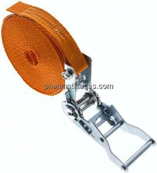 Ratschen-Zurrgurt (25mm) 8m, 1.500daN, Druckratsche, 1-teilig