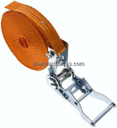 Ratschen-Zurrgurt (25mm) 8m, 1.500daN, Druckratsche, 1-teilig